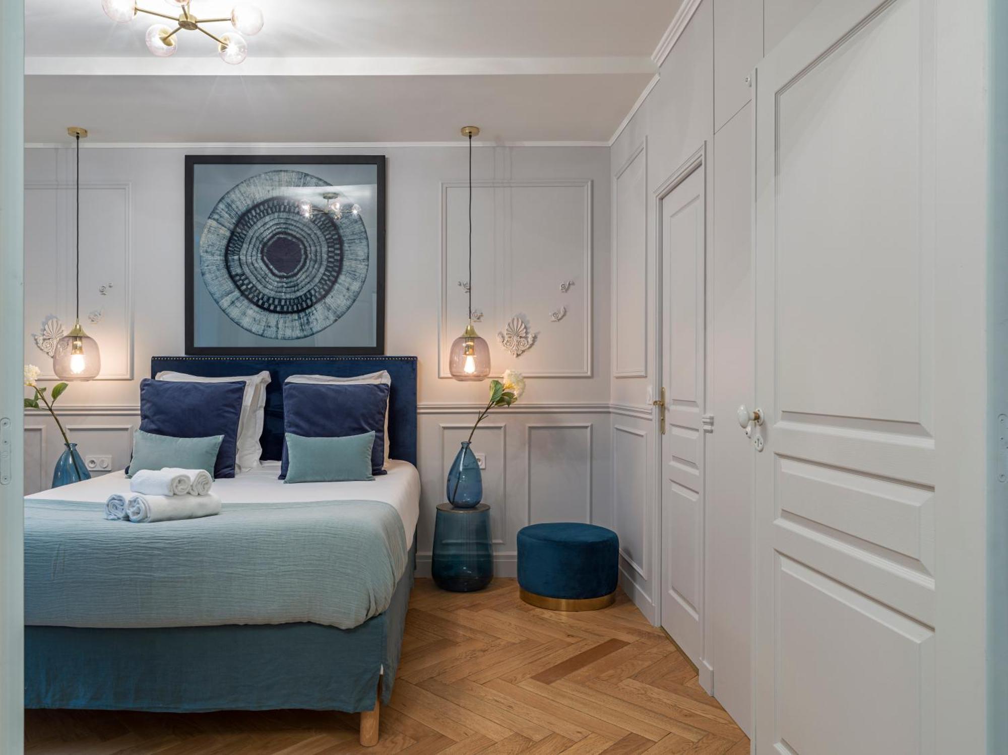 The Blue Pearl Apartment Paris Phòng bức ảnh