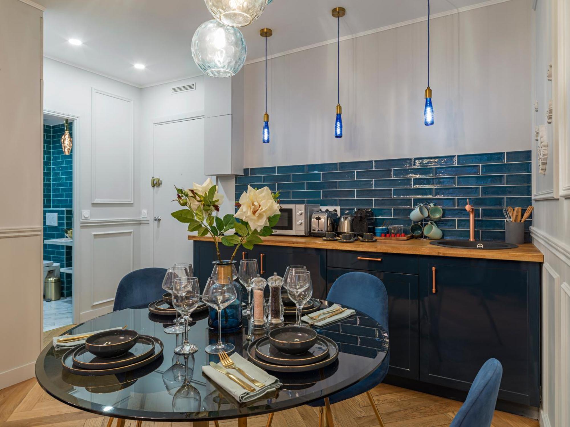 The Blue Pearl Apartment Paris Phòng bức ảnh